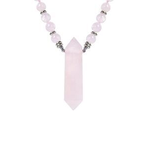 Eye Candy La The Luxe Collection Rose Quartz Harmony Necklace